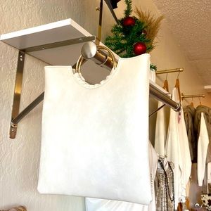 Cream Clutch Bag